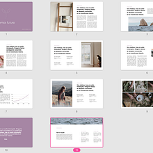 Mi Proyecto del curso: Diseño de presentaciones: crea una plantilla profesional. Design Management, Graphic Design, Information Design, Marketing, Communication, and Presentation Design project by Martina Maffioli - 09.14.2022