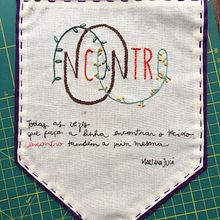 Meu projeto do curso: Técnicas básicas para bordado de letras. Embroider, and Textile Design project by biaconserva - 01.30.2022