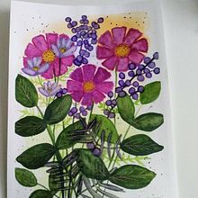 Mein Kursprojekt: Blumenkompositionen mit Aquarell: Verbinde dich mit der Natur. Un progetto di Illustrazione tradizionale, Pittura, Pittura ad acquerello e Illustrazione botanica di nashirapc - 30.01.2022