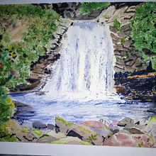 My project in Natural Landscapes in Watercolor course. Fine Arts, Painting, and Watercolor Painting project by Shirley Hammond - 01.30.2022