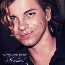 Happy heavenly birthday Michael Hutchence. Un proyecto de Ilustración tradicional, Dibujo realista, Ilustración digital, Dibujo digital, Pintura digital y Dibujo de Retrato de Laura Leiva - 19.01.2022