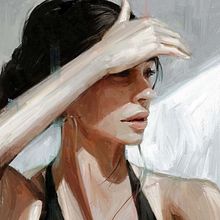 Photoshop Portrait Study. Portrait Drawing, Oil Painting, Digital Design, Digital Painting, and Painting project by Daniel Ibanez - 11.03.2021