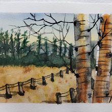 Mi Proyecto del curso: Paisajes atmosféricos en acuarela. Fine Arts, Painting, and Watercolor Painting project by Antonio Ruiz Lopez - 01.30.2022