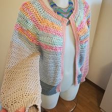 Il mio progetto del corso: Top-down: capi interi all'uncinetto. Fashion Design, Fiber Arts, DIY, Crochet, and Textile Design project by katia - 01.31.2022