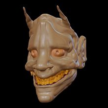 Face 08. 3D project by DEREKA FREEDOM - 01.31.2022