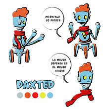 Daxted [Model Sheet]. Comic, Design de personagens, e Design gráfico projeto de joseverifica - 21.01.2022