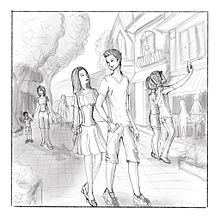 My project in Basic Principles of Drawing People from Imagination course. Projekt z dziedziny Trad, c, jna ilustracja,  Sztuki piękne, Sketching, R, sunek ołówkiem,  R, sunek,  R, sunek art, st, czn, R i sunek anatomiczn użytkownika Pale Kyaw - 29.01.2022