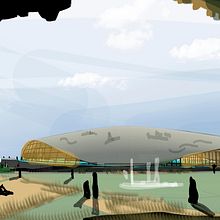 My project in Matte Painting Techniques for ArchViz course. Un proyecto de Retoque fotográfico, Fotografía digital, Arquitectura digital, Visualización arquitectónica, Fotomontaje y Matte Painting de nikitapolyanitsa - 24.01.2022