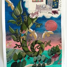 My project in Creative Drawing with Ink and Gouache course. Un projet de Illustration traditionnelle, Créativité, Dessin, Dessin artistique, Peinture acr, lique, Illustration à l'encre , et Peinture gouache de Verena Remmele - 31.01.2022