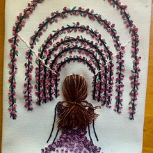 Il mio progetto del corso: Tecniche di ricamo per creare acconciature con volume. Un projet de Création d'accessoires, Création de costumes, Broderie, Théorie des couleurs , et Design textile de Francesca TARRILLI - 31.01.2022