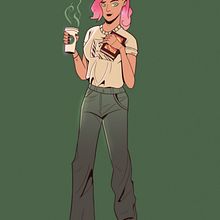 My project in Dynamic Character Illustration course. Un progetto di Illustrazione tradizionale, Character design, Fumetto, Creatività, Disegno, Disegno digitale e Manga di Siddarth S - 31.01.2022