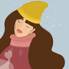 Souffle d'hiver. Un progetto di Illustrazione tradizionale, Design e Motion graphics di Manon Gregoire - 27.01.2022