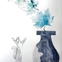 Squirrelspell. Traditional illustration project by eszterreka - 11.06.2021