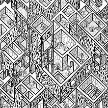 Loop. Un proyecto de Ilustración tradicional, Arquitectura, Dibujo a lápiz, Dibujo, Ilustración digital, Ilustración arquitectónica, Dibujo digital, Ilustración con tinta y Pattern Design de Sara Barera - 31.01.2022