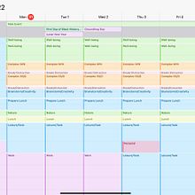 My project in Agenda Organization for Energy and Time Management course. Un proyecto de Consultoría creativa, Gestión del diseño, Marketing, Gestión y productividad							 de Tijuana Kamani - 01.02.2022