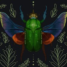 My project in Scientific Illustration for Pattern Design course. Traditional illustration, Pattern Design, Digital Illustration, and Naturalistic Illustration project by lucyam - 01.28.2022