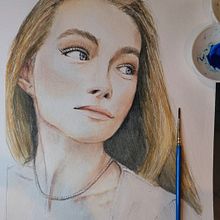 Mi Proyecto del curso: Retrato en acuarela a partir de una fotografía. Un proyecto de Ilustración tradicional, Pintura a la acuarela y Dibujo de Retrato de Alessandro GR - 01.02.2022