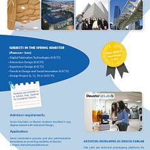 Folleto para Universidad de Deusto. Projekt z dziedziny Projektowanie graficzne i  Reklama użytkownika Ana Margarita Martinez Roa - 17.03.2016