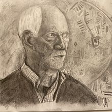 My project in Realistic Portrait with Graphite Pencil course. Traditional illustration, Fine Arts, Sketching, Pencil Drawing, Drawing, Portrait Drawing, Realistic Drawing, Artistic Drawing, and Figure Drawing project by Rick Mickelson - 02.01.2022