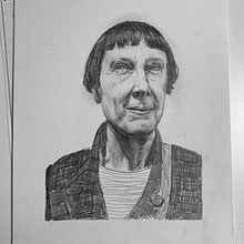 Her. Traditional illustration project by linn_reusse - 02.01.2022