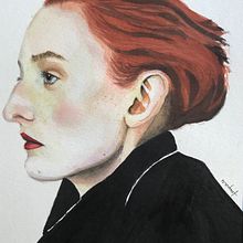 Mi Proyecto del curso: Retrato en acuarela a partir de una fotografía. Projekt z dziedziny Trad, c, jna ilustracja, Malowanie akwarelą i Portret użytkownika kingsjoak - 01.02.2022