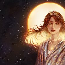 My project in Lighting and Color for Digital Portraits in Photoshop course. Traditional illustration, Digital Illustration, and Digital Painting project by Mylène Ormerod - 01.23.2022