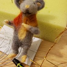 Mi Proyecto del curso: Creación de animales con needle felting . % Yraima Colls tarafından hazırlanan Sanat ve El Sanatları, O, uncak Tasarımı, El, af Sanatları, İğne Keçeleme, Ve Tekstil Tasarımı projesi - 02.02.2022
