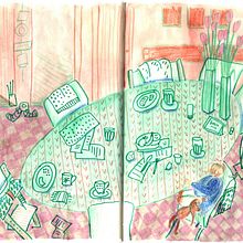 Sketchbook daylylife. Een project van Traditionele illustratie, Schilderij,  Tekening, Aquarelschilderen y Kinderillustratie van Nadja Bieri - 02.02.2022