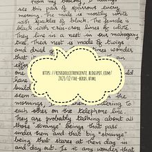 The Birds. Un proyecto de Escritura creativa de Riya Deepu - 02.02.2022