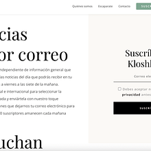 Kloshletter. Communication project by Charo Marcos - 02.02.2022