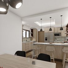 Cocina "Las Viñas" Ein Projekt aus dem Bereich Design, 3D, Architektur und Innenarchitektur von Diego Laparra - 02.02.2022
