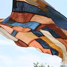 Meadows quilt . Un proyecto de Teñido Textil, Diseño textil y Costura de Rebecca Rigg - 02.02.2022