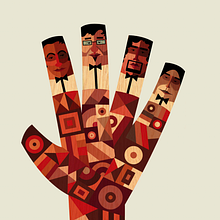 Cuarteto. Traditional illustration, Design, and Poster Design project by Gitanos - 02.02.2022
