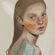 Morská Panna - Illustrated Portraits with Procreate course. Traditional illustration, Vector Illustration, Digital Illustration, and Portrait Drawing project by vaur99 - 02.02.2022