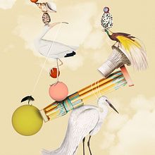 Absurdos equilibrios. Un proyecto de Collage e Ilustración tradicional de Andres Marti - 03.02.2022