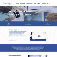 Web Design: Sermes CRO. Web Design, UX / UI, and Graphic Design project by María de la Mata Iglesias - 09.01.2021