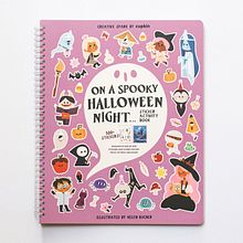 Sticker Book - On A Spooky Halloween Night.... Een project van Traditionele illustratie, Ontwerp van personages y Kinderillustratie van helsbucher - 03.02.2022