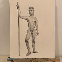 Mi Proyecto del curso: Dibujo realista de la figura humana. Traditional illustration, Fine Arts, Sketching, Pencil Drawing, Drawing, Realistic Drawing, and Figure Drawing project by barbaraadasilval - 02.03.2022