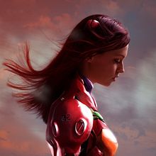 Asuka Langley. Un proyecto de Ilustración tradicional, Diseño de personajes y Concept Art de Carles Marsal - 03.02.2022