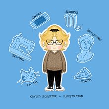 Artist Introduction!. Traditional illustration project by Kaylie Maines - 02.03.2022