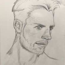 Meu projeto do curso: Caderno de retratos: explore o rosto humano. Sketching, Drawing, Portrait Drawing, Artistic Drawing, and Sketchbook project by patnamaste - 02.03.2022
