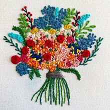 Flores. Embroider project by Coricrafts - 02.02.2022
