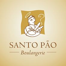 Santo Pão Boulangerie. Projekt z dziedziny Design, Br, ing i ident, fikacja wizualna i  Architektura użytkownika Frederico Azevedo Marques Fonseca - 04.02.2022