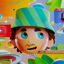 3D rebrand for Justin Buisson. Un progetto di Illustrazione tradizionale, Br, ing, Br, identit, 3D e Animazione 3D di Romain Braccini - 01.02.2022