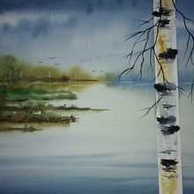 Mi Proyecto del curso: Paisajes atmosféricos en acuarela Ein Projekt aus dem Bereich Bildende Künste, Malerei und Aquarellmalerei von virginia villar - 04.02.2022