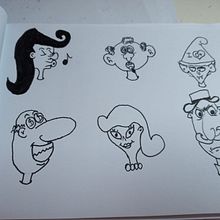 Rostos e expressões . Un proyecto de Ilustración tradicional, Dibujo y Dibujo a lápiz de Glaucia Costa - 04.02.2022