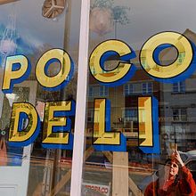Poco Deli. T, pograph, and Painting project by Tozer Signs - 02.04.2022
