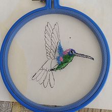 Mi Proyecto del curso: Retratos bordados sobre tul Ein Projekt aus dem Bereich Stickerei, Porträtzeichnung und DIY von Liliana Maciorowski - 05.02.2022