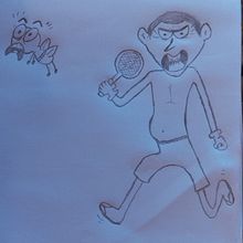 Caça a mosca.. Un proyecto de Dibujo a lápiz y Dibujo de Glaucia Costa - 05.02.2022