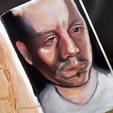 Mi Proyecto del curso: Retrato realista al óleo: detalles y expresión. Un proyecto de Bellas Artes, Pintura y Pintura al óleo de Alejandra - 05.02.2022